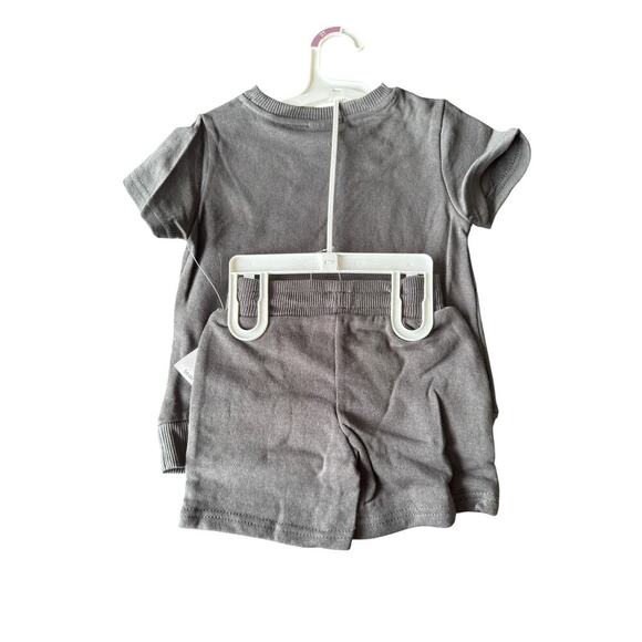 Disney Mickey Baby Gray Co Shorts Set Size 2T - Picture 3 of 7